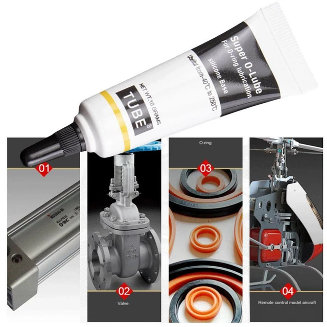 Food Grade Silicon Grease Lubricant O-Ring Lubrication 10g'