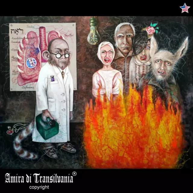 contemporary art painting psychoanalysis freud case of hysteria portrait people