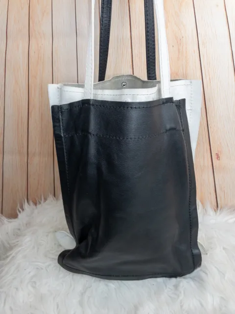 3.1 Phillip Lim Brown Black Tricolor Leather Shopper Tote Bag