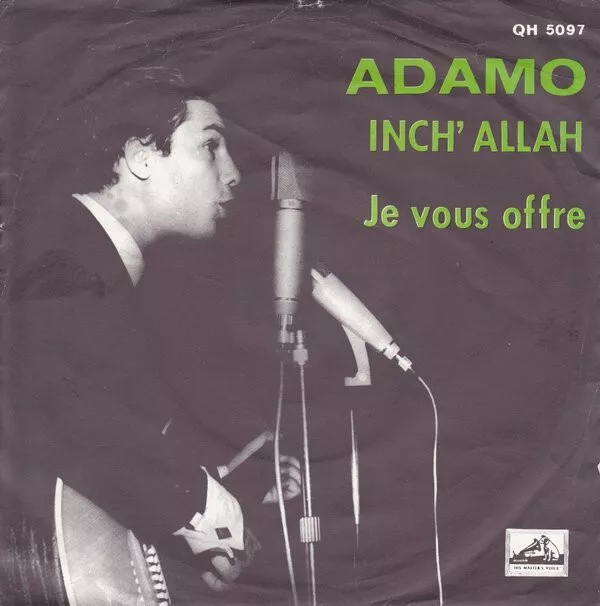 Adamo - Inch' Allah (7", Single) (Very Good Plus (VG+)