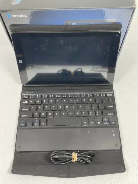 🔥 Ematic 8.95” • HD Quad Core • 32GB Tablet Windows • EWT935DK • Untested Parts