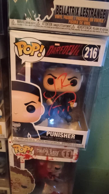 Jon Bernthal signed Marvel Punisher Funko Pop 216 Sketch Autograph