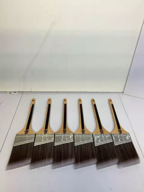 WOOSTER BRUSH 4181-2 1/2 Ultra/Pro thin handle Brush Brown,Purple (6 PACK)