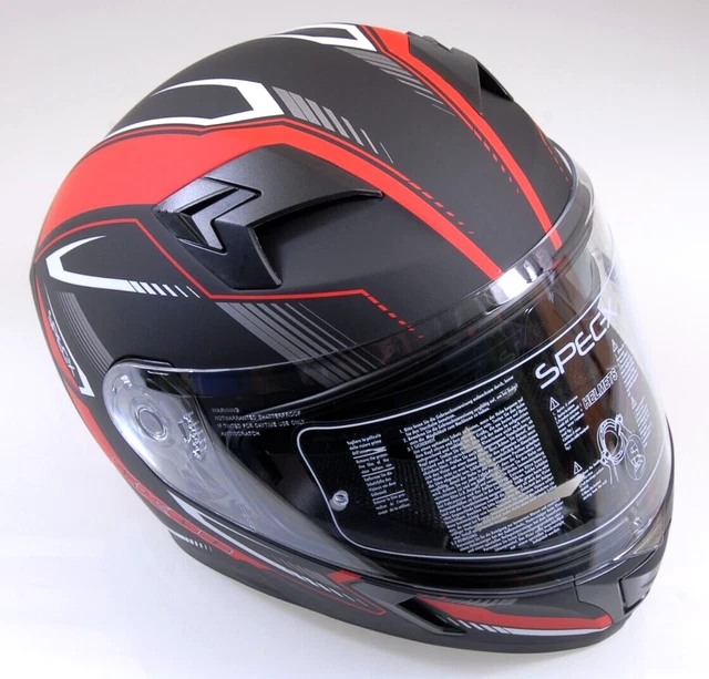 SPEC-X Casque Intégral Sx-82.02/R2 Rouge Mat GR. XS Restes Casque de Moto Spx #2