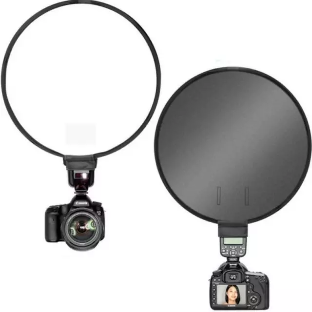 Difusor de flash Softbox portátil redondo de 30/40 cm en la parte superior S'JH