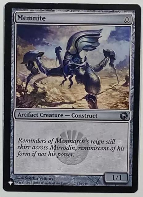 MTG - Memnite - Mystery Booster - LP/NM - Magic the Gathering - Construct