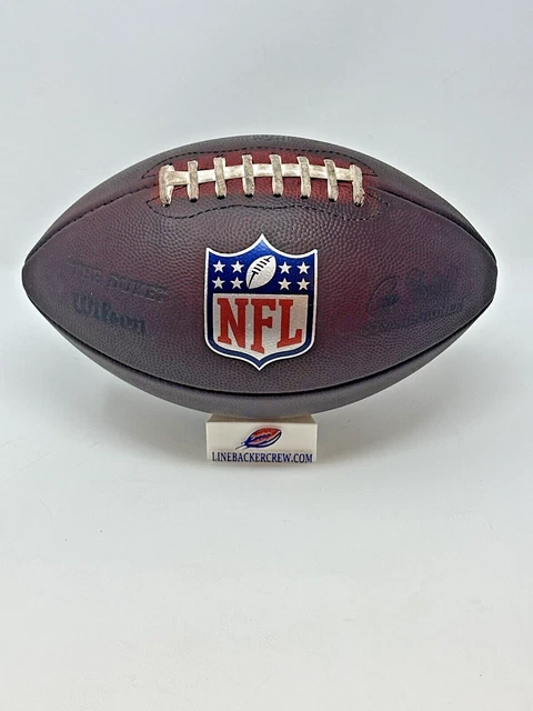 Game Prepped Wilson The Duke Official Leather NFL Game Football