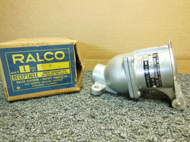 Récipient Ralco 221-A 30A 250VDC 600VAC