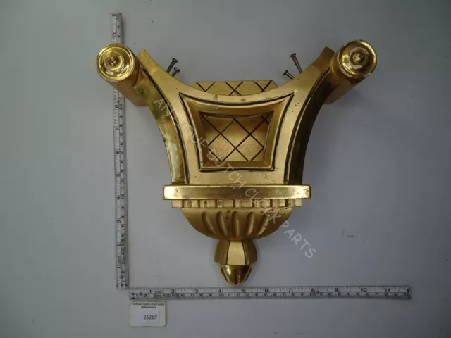 Original Gilded Wooden Tail For A Swedish Westerstrand Baroque Clock