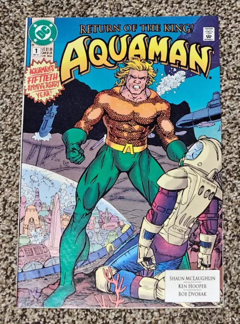 1991 DC Comics - Aquaman - Return of The King #1