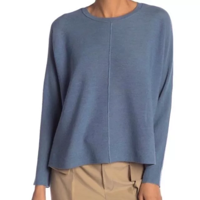 Eileen Fisher 100% Merino Wool Oversized Lightweight Sweater Women's size S