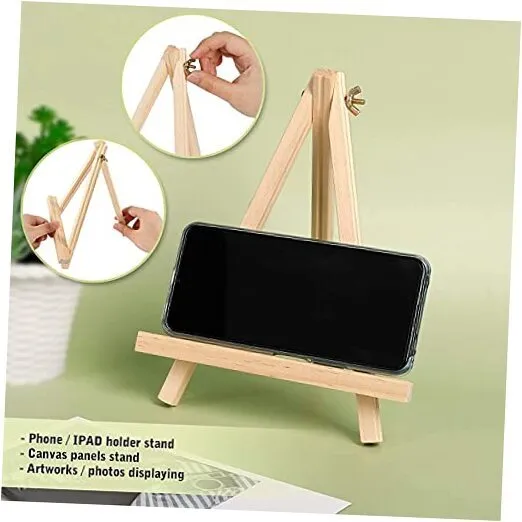 Mini Wooden Tripod Easel Display Painting Stand Card Canvas Holder  msSCUKJ_$z