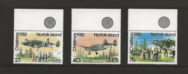 1982 Norfolk Island Christmas SG293-295 Unmounted Mint