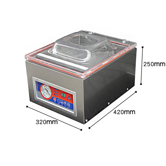 Digital Display Fully Automatic Vacuum Sealing Bag Sealing Machine Food Industr