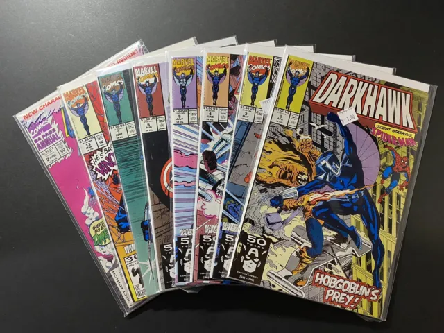 Darkhawk Lot - 2,3,4,5,6,7,13, Annual 2 (polybagged with card - Marvel 1991