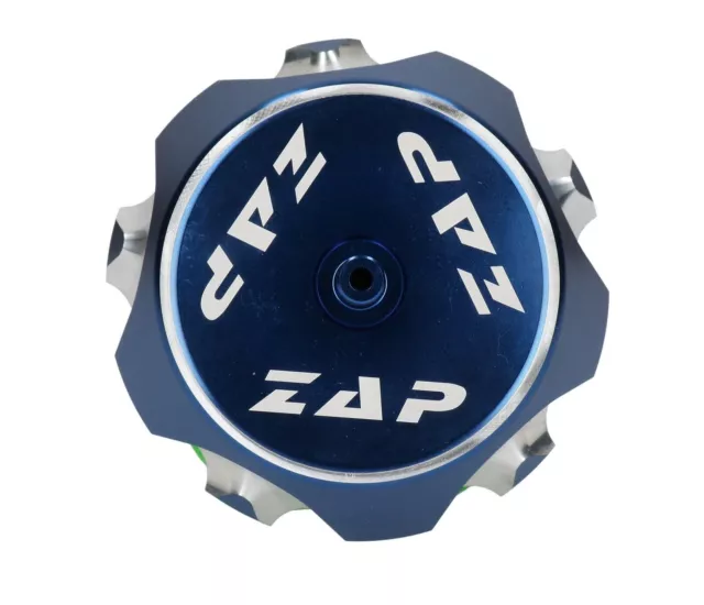 ZAP Tankdeckel Alu passt an Honda CRF 250 450 02-05 Suzuki RMZ 250 07-09 blau 2