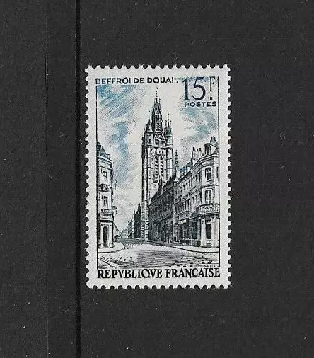 1956 FRANCE Belfry at Douai MNH (Scott 787)