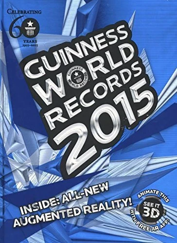 Guinness World Records 2015 Da Records, Copertina Rigida Libro Usato , Molto