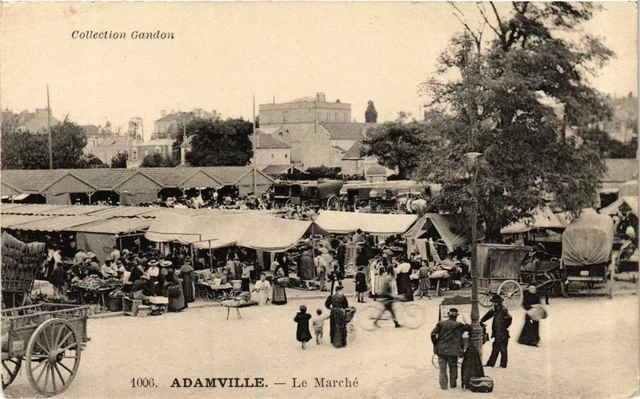 CPA AK ADAMVILLE Le Marché (869606)