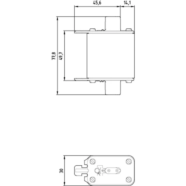 Siemens 3NA3832 Fusible NH Taille du fusible = 00 125 A 500 V/AC, 250 V/AC 3 2