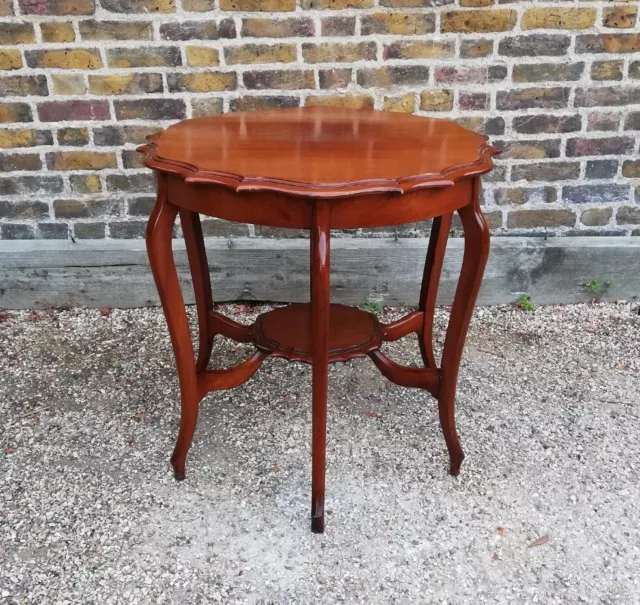 Bowman Brothers Antique Edwardian Mahogany Side Table Occasional Table