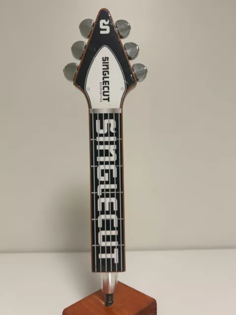 Single Cut Beer Smiths Guitar Beer Tap Handle Knob Keg Bar Top Kegerator