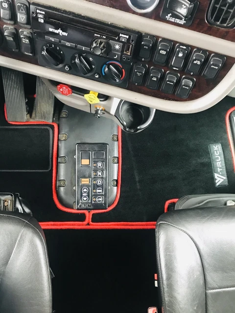 Peterbilt 389  386 388 Carpet Floor Mats fits 72” Sleeper Trucks Model
