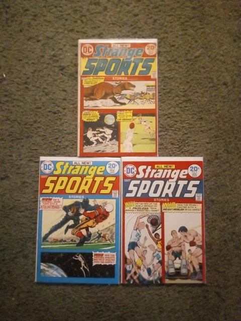 DC Comics "Strange Sports Stories" #2,#3,#4 Lot Of 3 Bronze Age VF/NM VERY NICE!