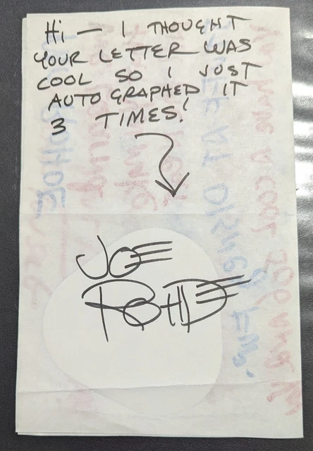 JOE ROHDE WALT Disney Iconic & Eccentric Imagineer Autograph Signed 3 ...