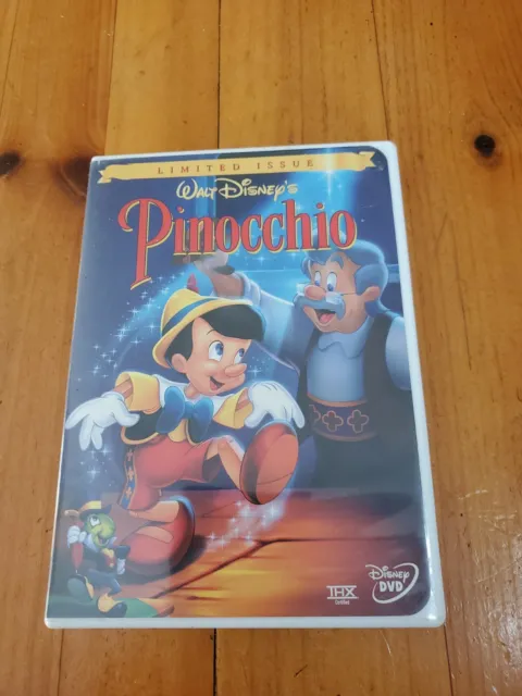 Pinocchio (DVD, 1999, Limited Issue) excellent used condition FLH 2
