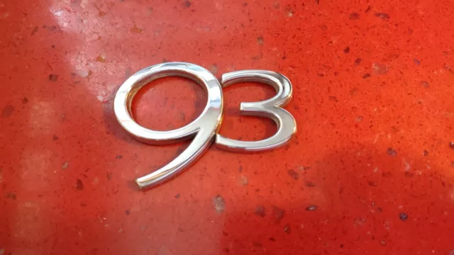 1999-2003 SAAB 93 9-3 Rear OEM EMBLEM Nameplate BADGE GENUINE USED USDM