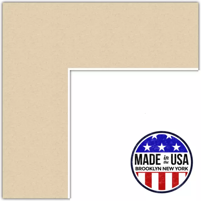 ArtToFrames Custom Gold Seaside Picture Photo Frame Mat Matting Board LG