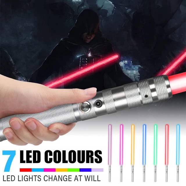 Hlieeosfcn Lichtschwert - RGB Mit Soundeffekten Fü Produktbild-Vorschau 4