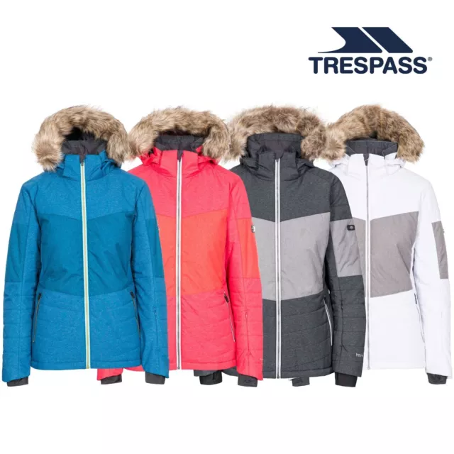 Trespass Womens Ski Jacket Waterpoof Windproof Snow Coat Tiffany