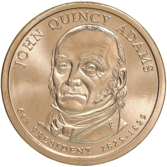 2008 D Presidential Dollar John Quincy Adams Satin Finish