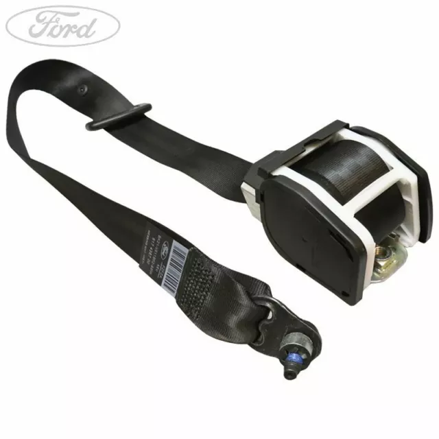 Genuine Ford Transit Custom Rear Seat Belt Black 2012- 2nd Row 1776879