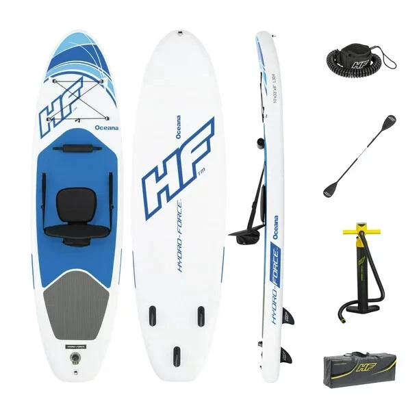 BESTWAY HYDRO FORCE Oceana Inflatable 10' SUP Stand Up Paddle Board Set