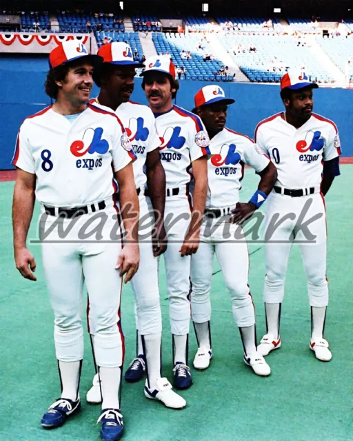 1982 MLB All Star Game in Montreal 5 Expos Carter Dawson Raines 8 X 10 Photo