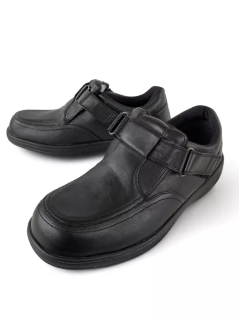 ORTHOFEET CARNEGIE 517 Men’s Size 12 2E Black Leather Slip On ...