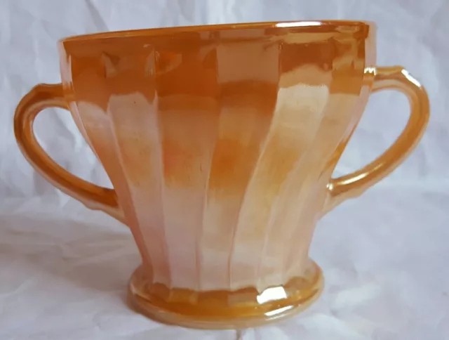 Anchor Hocking Vintage Fire King Peach Lustre Sugar Cup