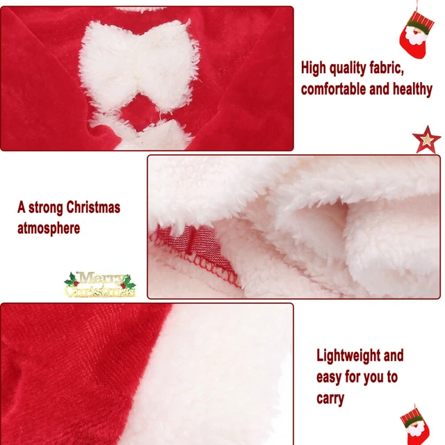 1 set altezza 75 cm bambini Babbo Natale abito festa di Natale costume cosplay 2