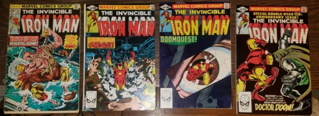 The Invincible Iron Man 4 Comic Lot #84, 148, 149, 150