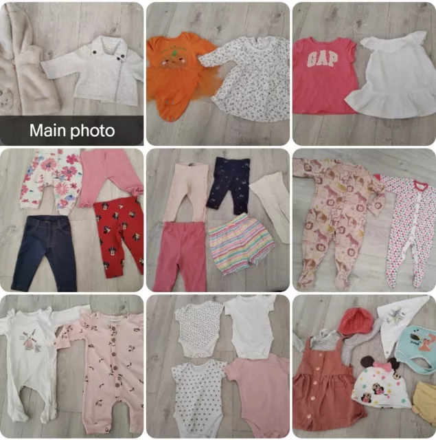Baby girl Huge Clothes Bundle 0-3 Months 30 Items inc NEXT, Gap, mintini baby #2