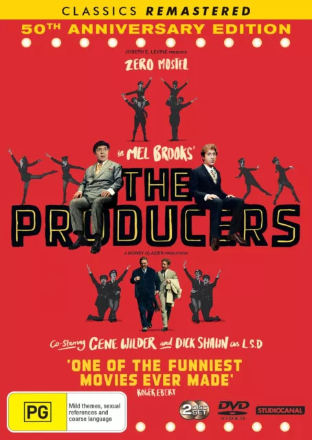 The Producers 50th Anniversary Edition DVD Region 4 NEW