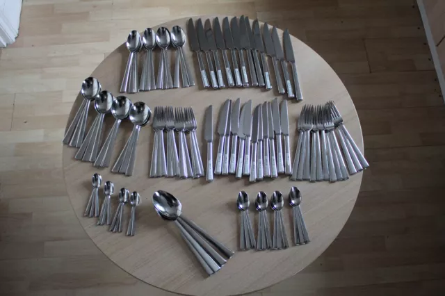 Michael Lloyd Sloane Square 18/8 Stainless Steel 100 Piece 12 Person Cutlery Set
