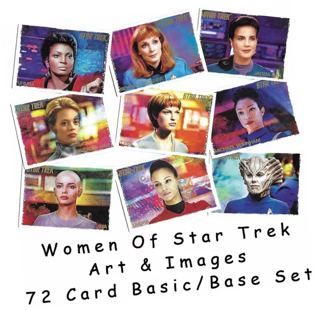 Damen Von Star Trek: Kunst & Bilder - 72 Karte Basic / Sockel Set - Rittenhouse