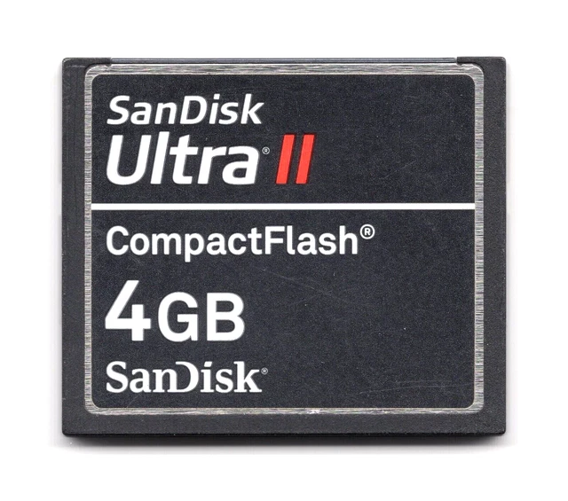 SANDISK ULTRA II 4GB Genuine CF Compact Flash Camera Memory Card 15.99