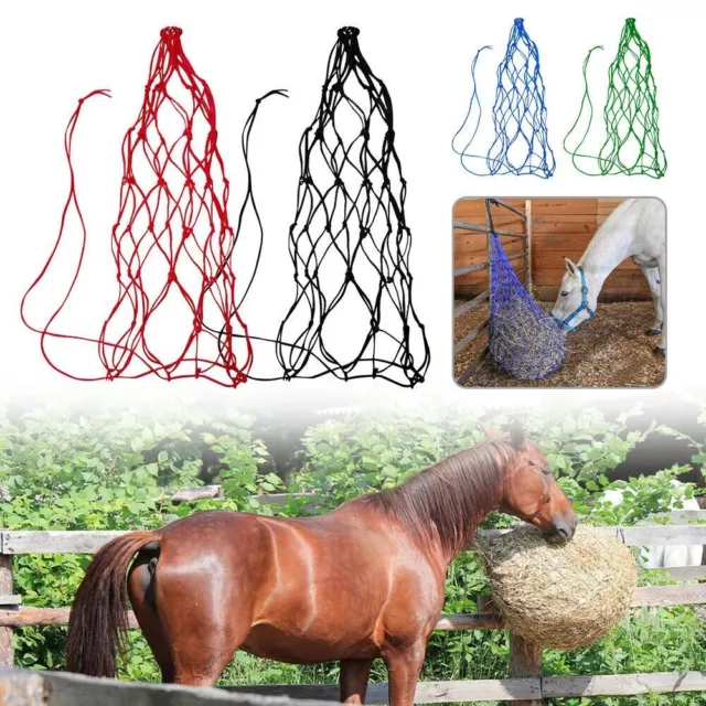 36 "/40" Nylon Haylage Netz Heunetz Langsame Zuführung Pferde-Gras-Tasche