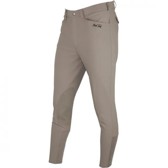 Mark Todd Men’s Latigo Taupe Breeches Size 38" Regular pleated knee patch