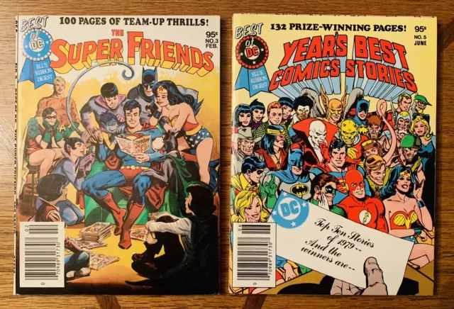 Best Of DC Blue Ribbon Digest - Issues 1, 2, 3, 5-8 Unread - See Pictures NICE 3